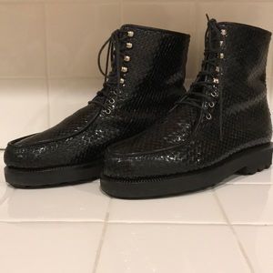 Stephane Kelian Woven Bootie